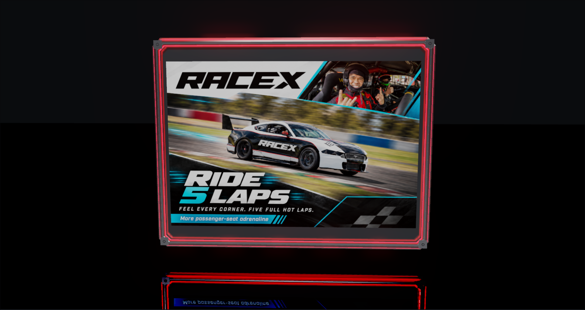 Race X 5 Lap Passenger Experience gift voucher