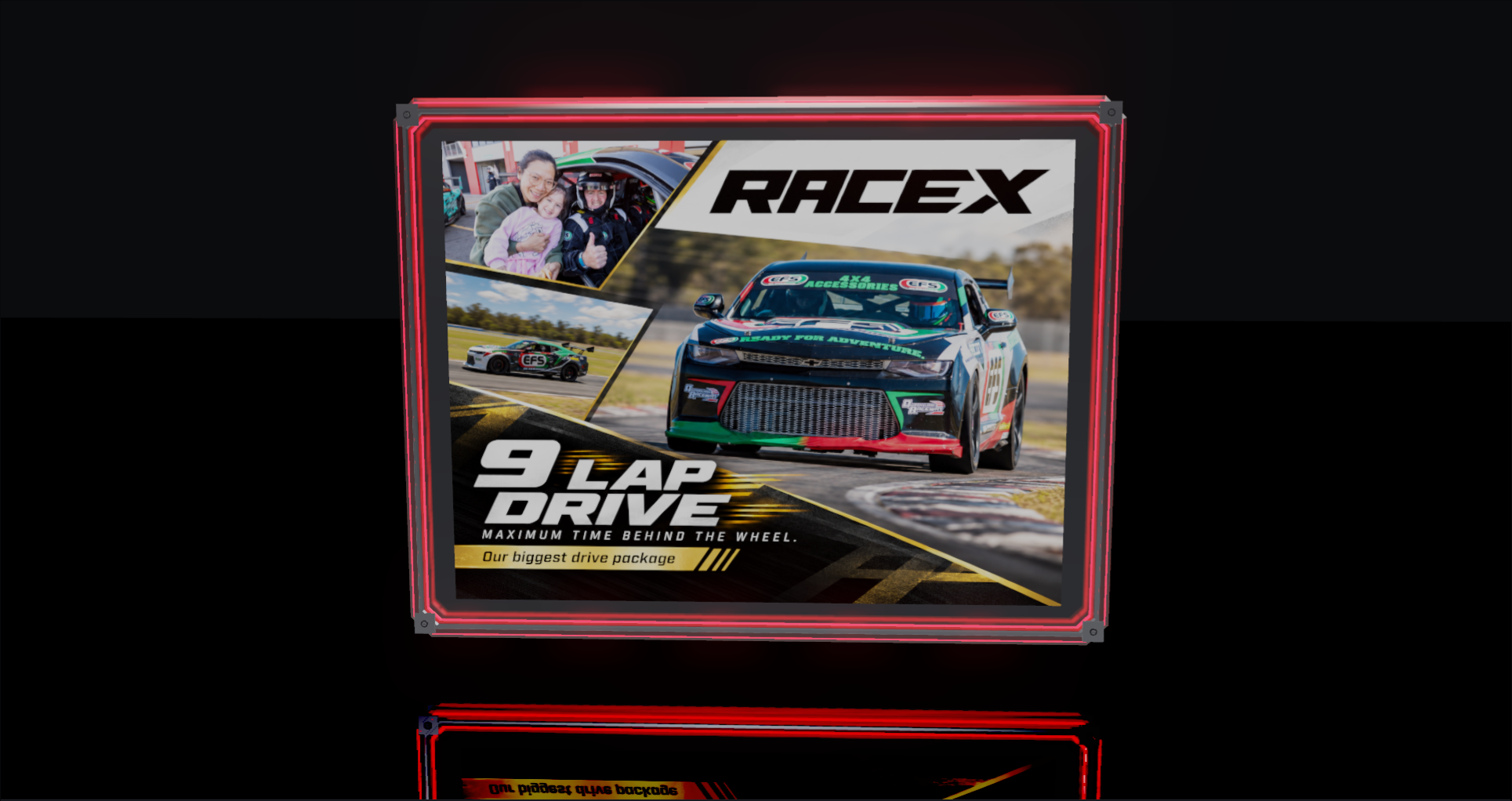 Race X 9 Lap Drive Experience gift voucher