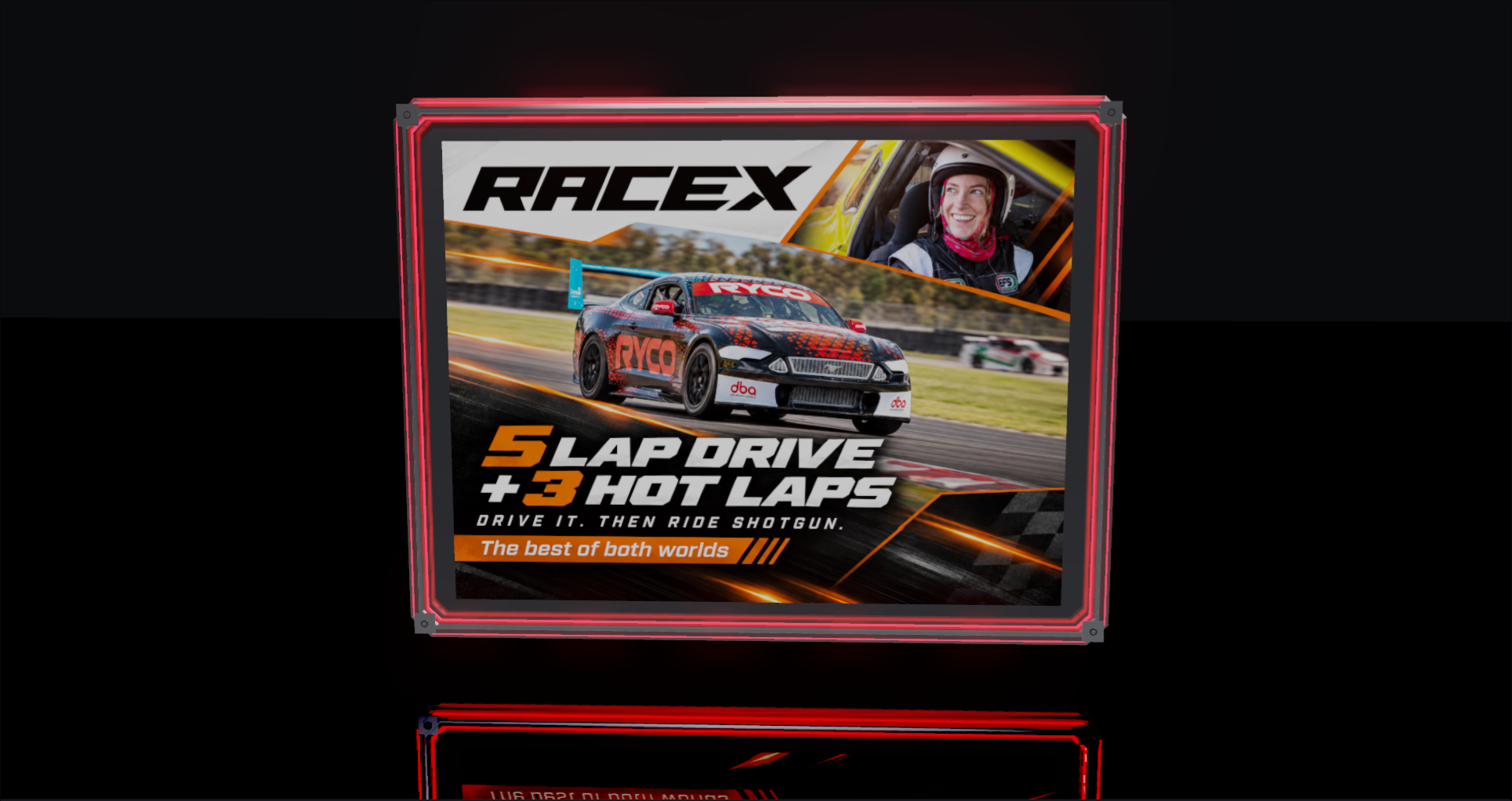 Race X Drive and Passenger Combo gift voucher