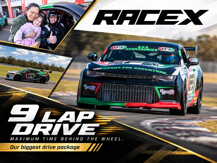 Race X 9 Lap Drive Experience gift voucher